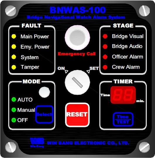 BNWAS Brigde Navigational Watch Alarm System